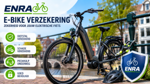 Elektrische fiets verzekerd met ENRA e-bike verzekering